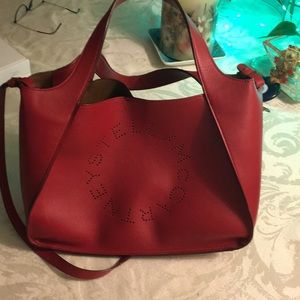 Stella McCarthy red bag